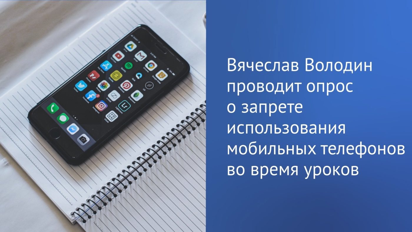 В Госдуме подняли вопрос о запрете использования телефонов в школах -  Балаковские вести